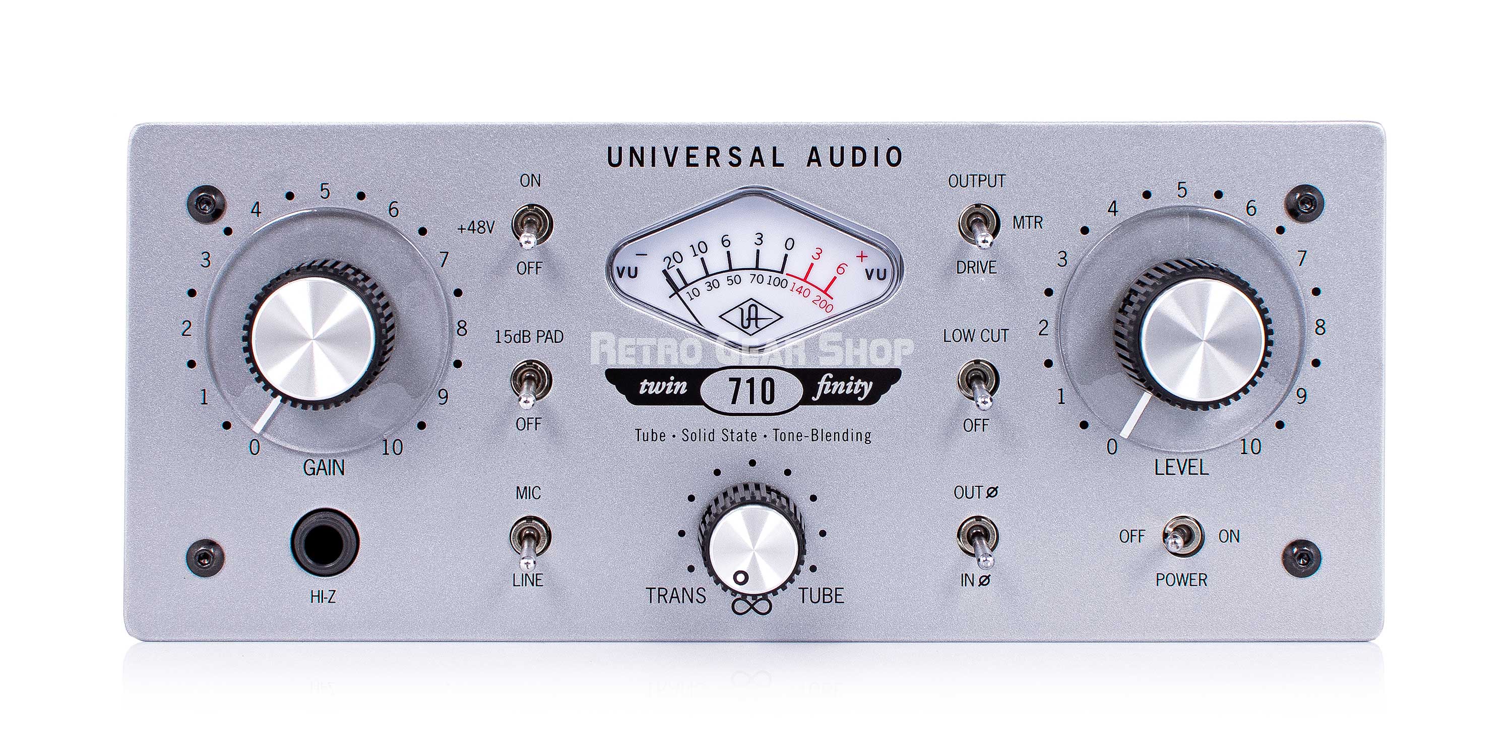 Universal Audio 710 Twin-Finity Mic Pre Mono hybrid tube