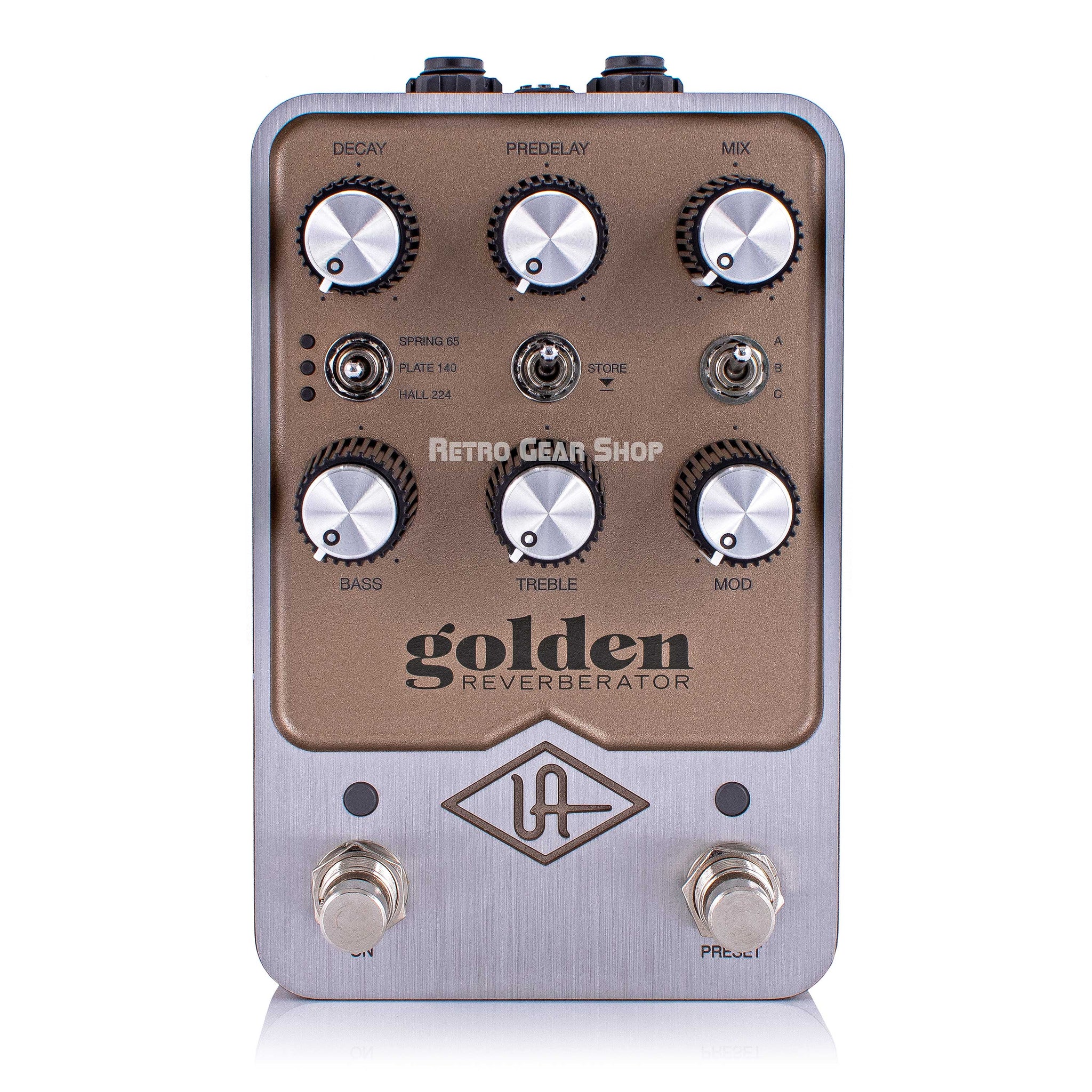 Universal Audio Golden Reverberator Guitar Reverb Effect Pedal – Retro ...