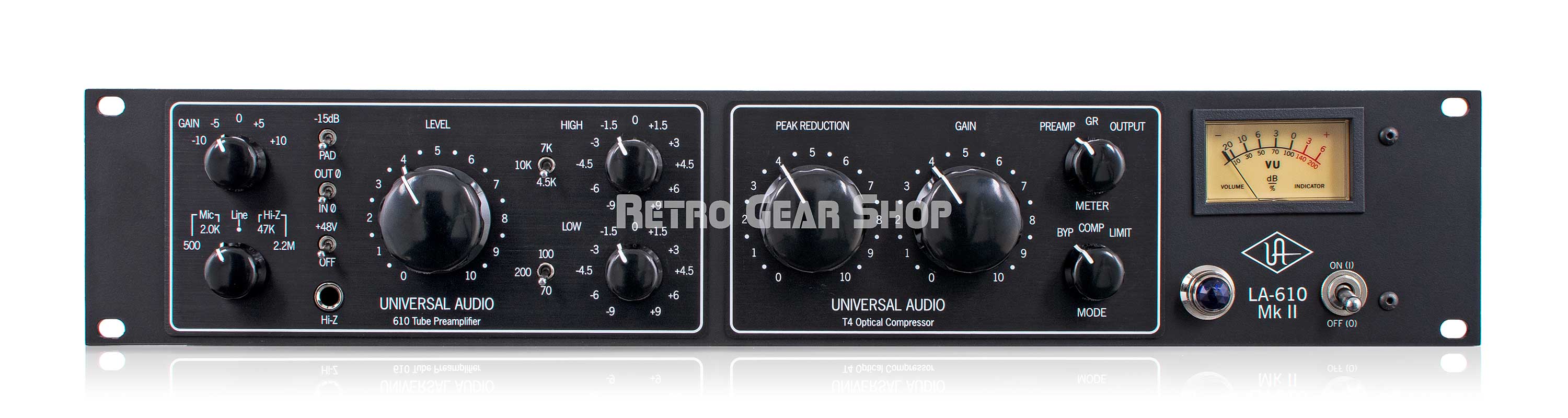 Universal Audio LA-610 MkII Classic Tube Channel Strip– Retro Gear