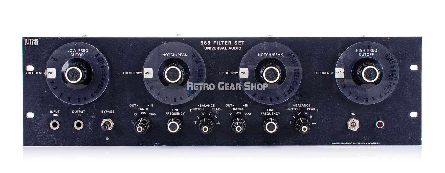 Urei Universal Audio 565T Little Dipper Filter Set Rare Vintage EQ ...