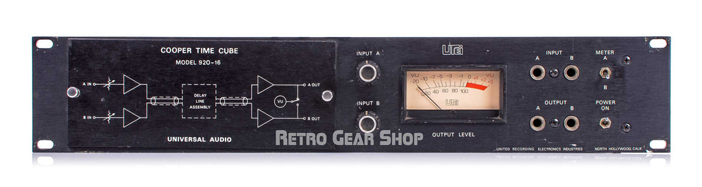 Urei Universal Audio Cooper Time Cube Front