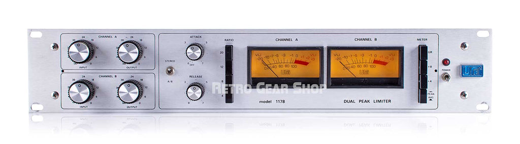 Urei 1178 Stereo Dual Peak Limiter Serviced + Original Box Front