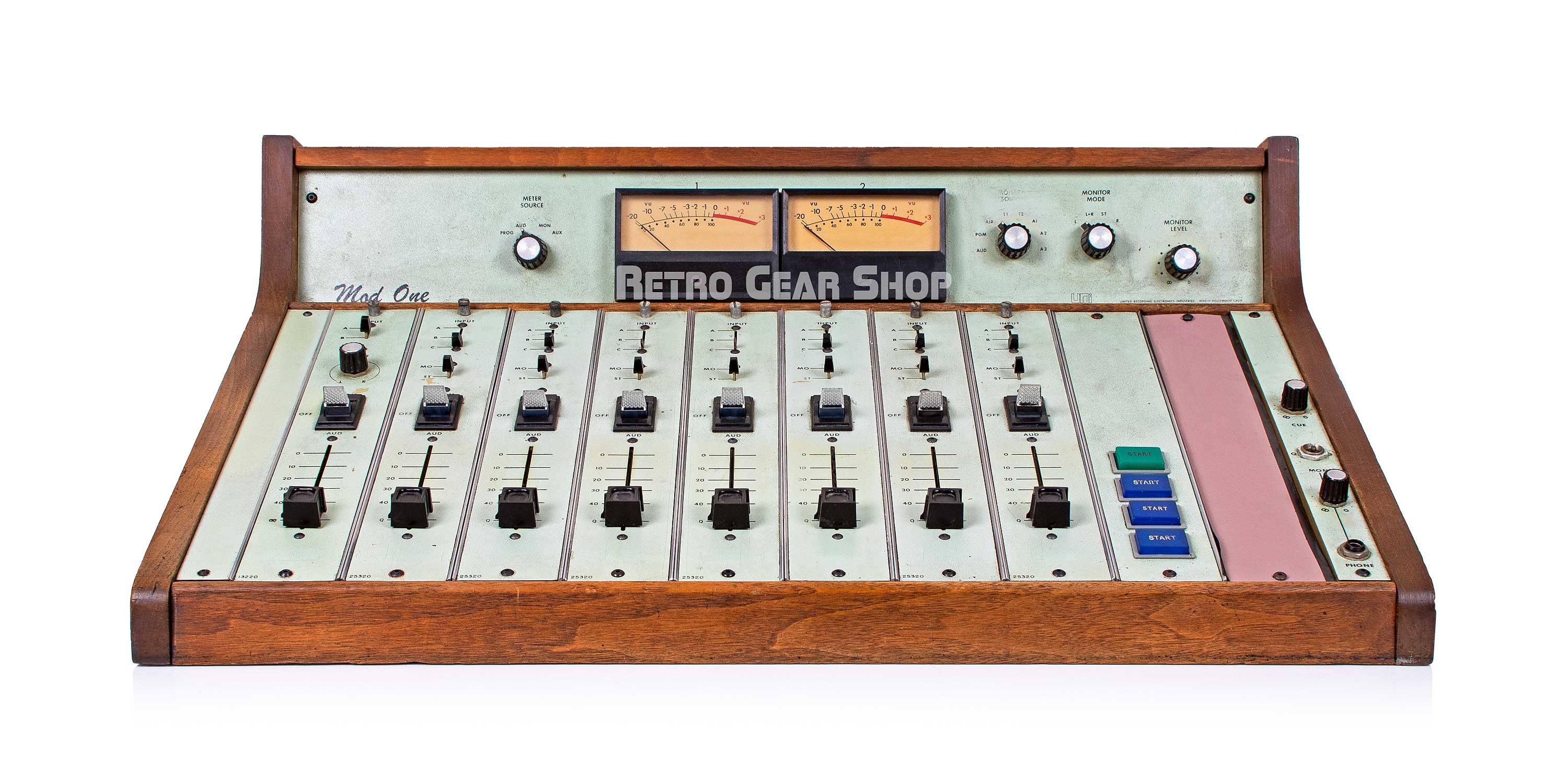 Urei Universal Audio Mod One 210 Stereo Broadcast Console Vintage