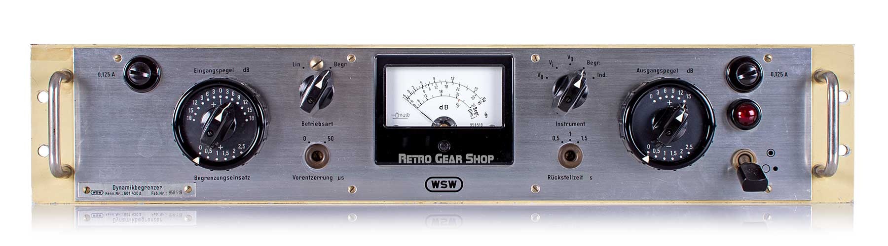 WSW Siemens Dynamikbegrenzer 601430A Rare Vintage Compressor
