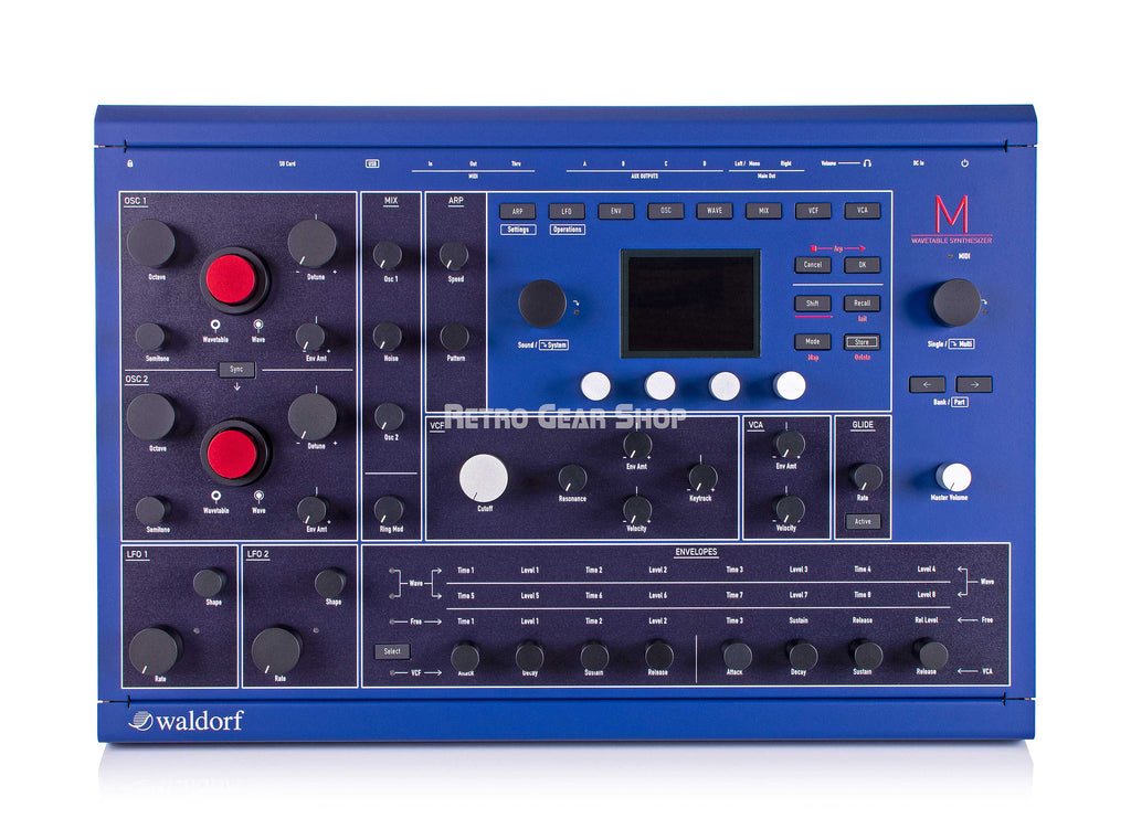 Waldorf M Wavetable Desktop Synth Top