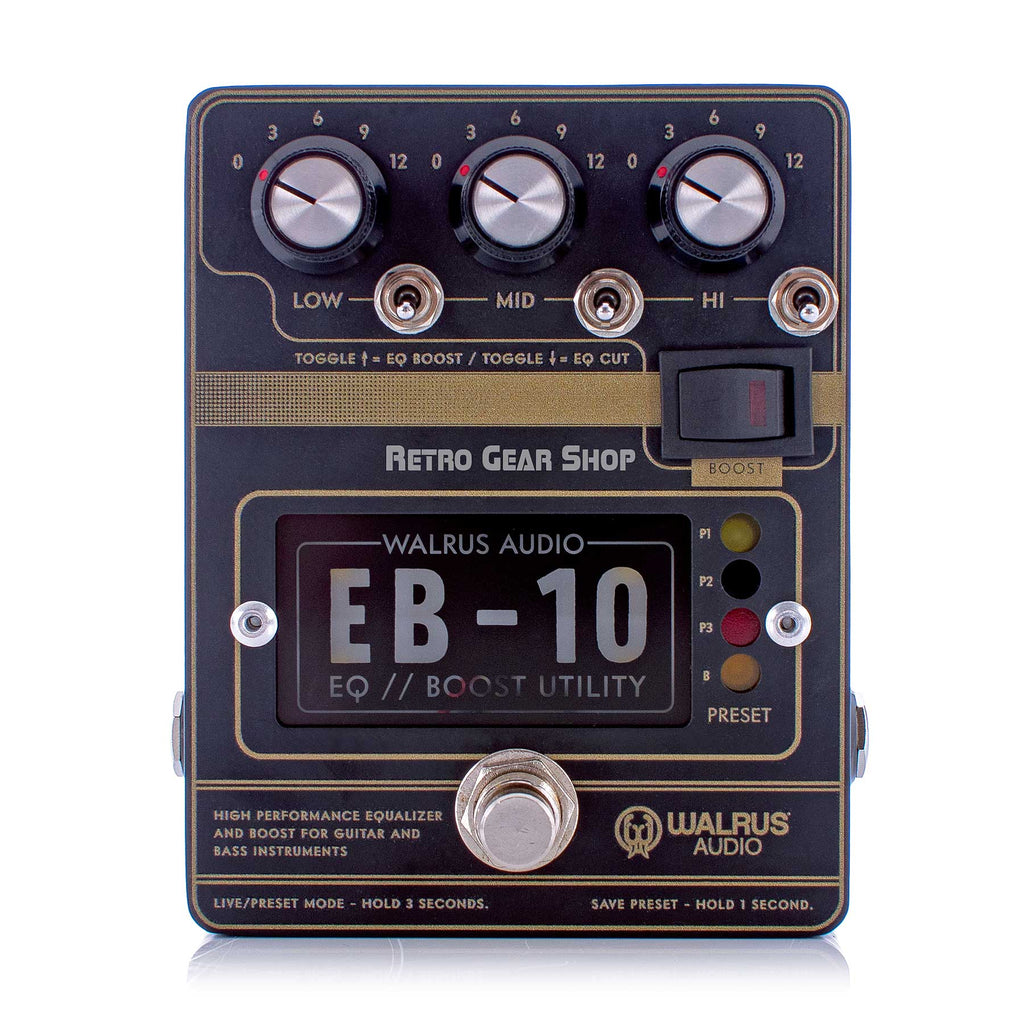 Walrus Audio EB 10 Matte Black Top