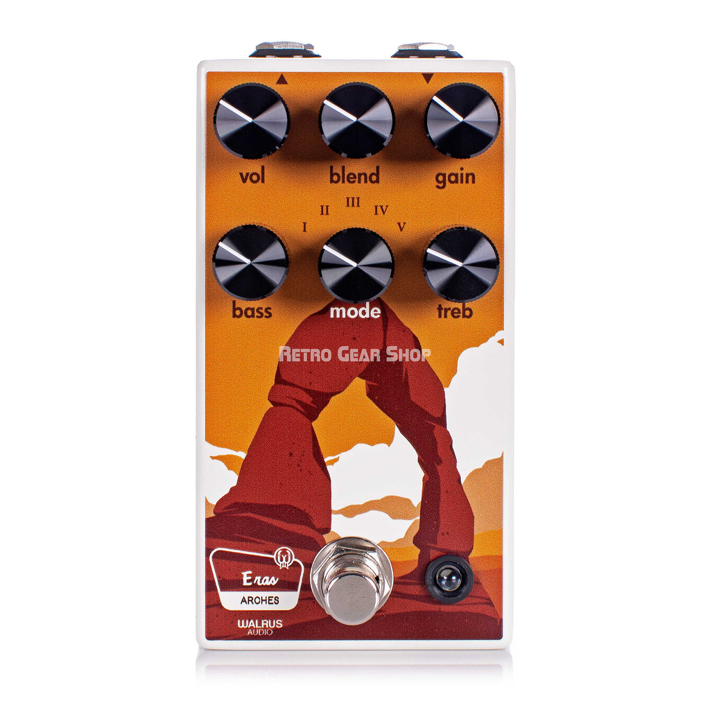 eras pedal Walrus Audio Eras Five State Distortion Arches National Park Series Guitar Effect Pedal– Retro Gear Shop