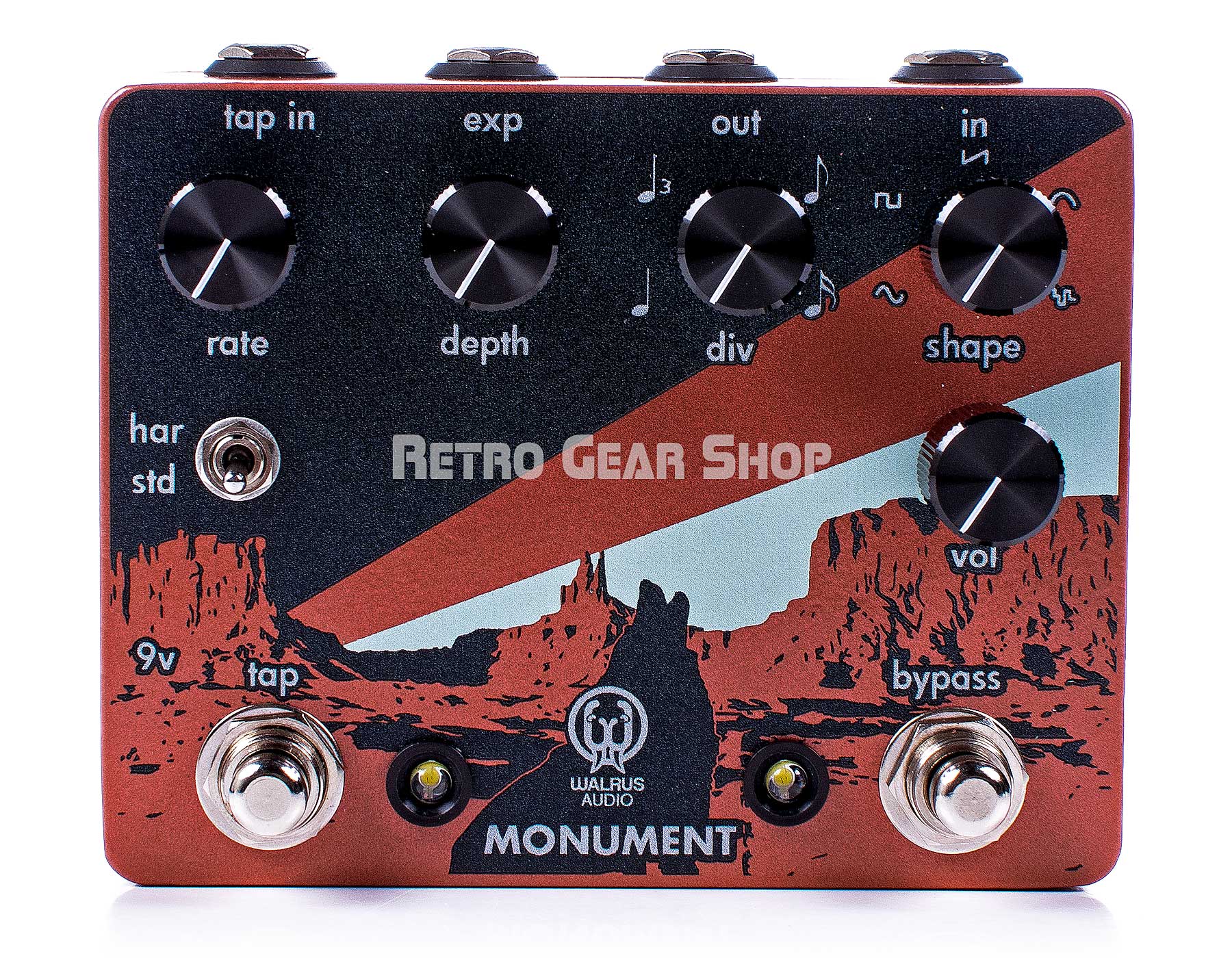 Walrus Audio Monument Harmonic Tap Tremolo Guitar Effect Pedal