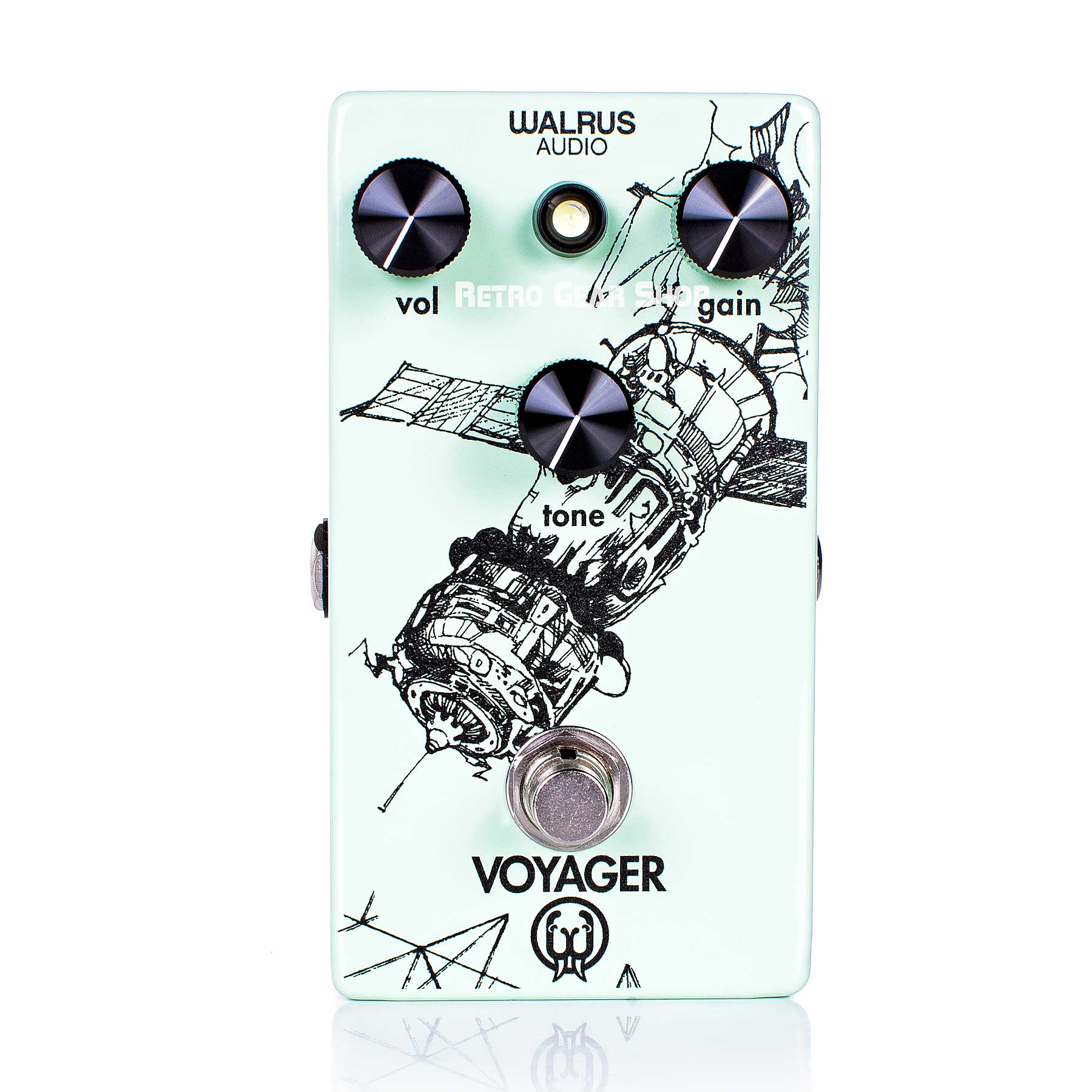 Walrus Audio Voyager Preamp Overdrive Guitar Effect Pedal – Retro