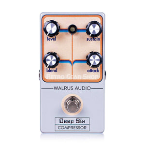Walrus Audio Deep Six Compressor Custom Retro Limited Edition Top