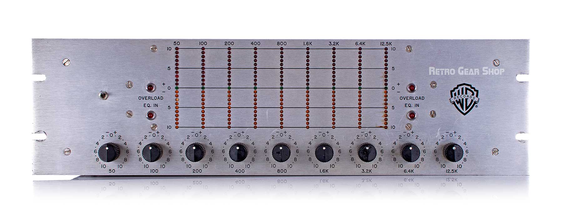 Warner Brothers WB Records Equalizer Rare Vintage Graphic EQ Urei