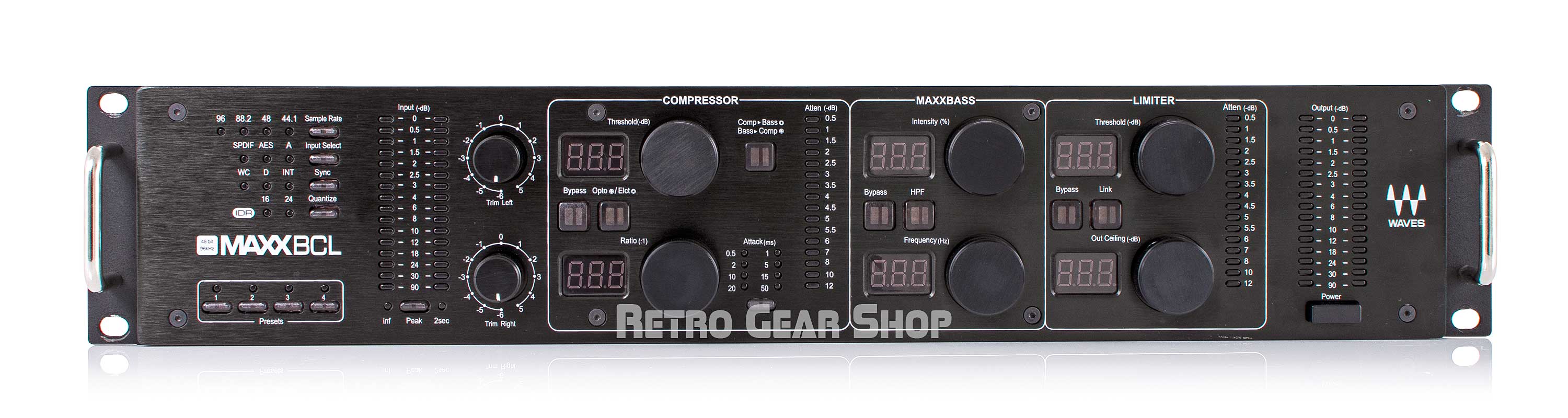 Waves MaxxBCL Mastering Limiter Compressor Bass Processor– Retro