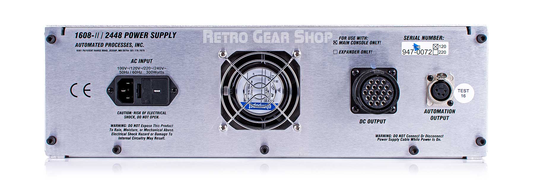 API 1608-II 16 Channel Analog Recording Console Mixing Desk 550A 560 ...