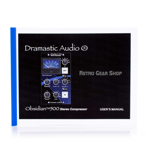 Dramastic Audio Obsidian 500 Manual