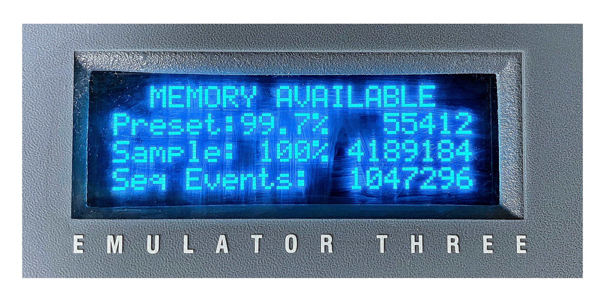 Emu Emulator III Synth Sampler Vintage Rare E-Mu Systems 8MB Upgraded Screen