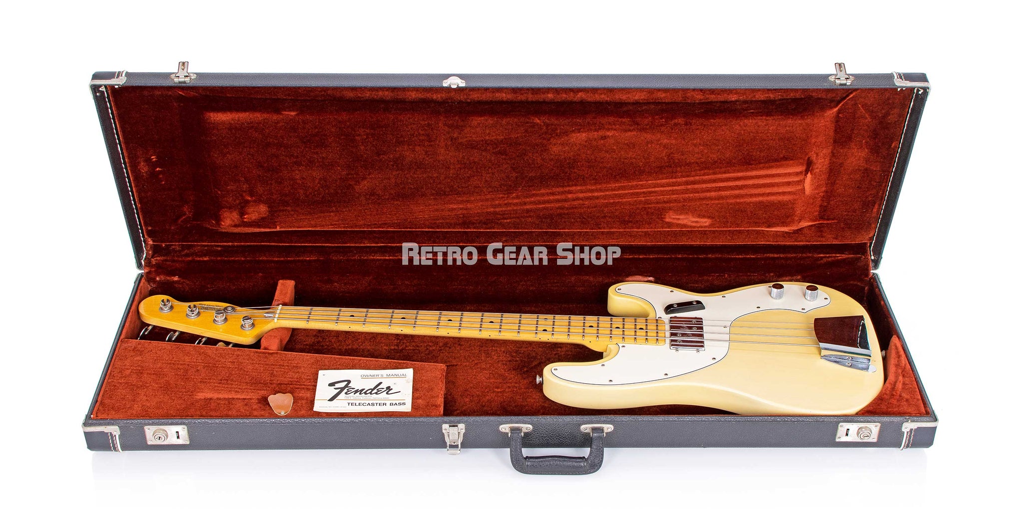 Fender Telecaster 1973 Electric Bass Case Open