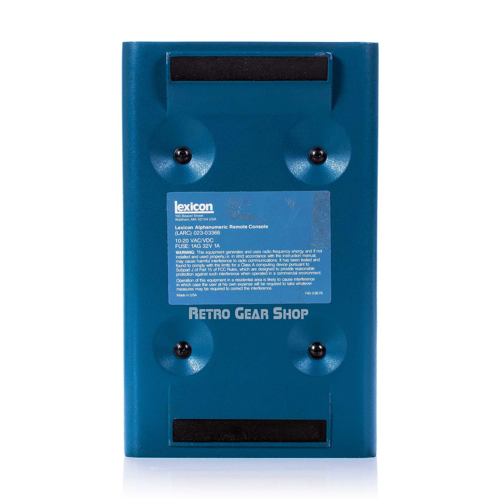 Lexicon 480L V4.10 + Sampling Card LARC Remote Bottom