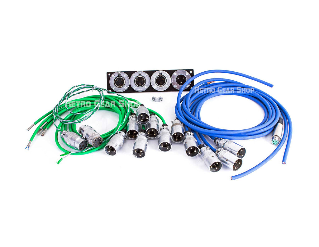 McCurdy PE 1000A Six Channel Remote Tube Mixer Console PSU Vintage Rare Cables Connectors Spare