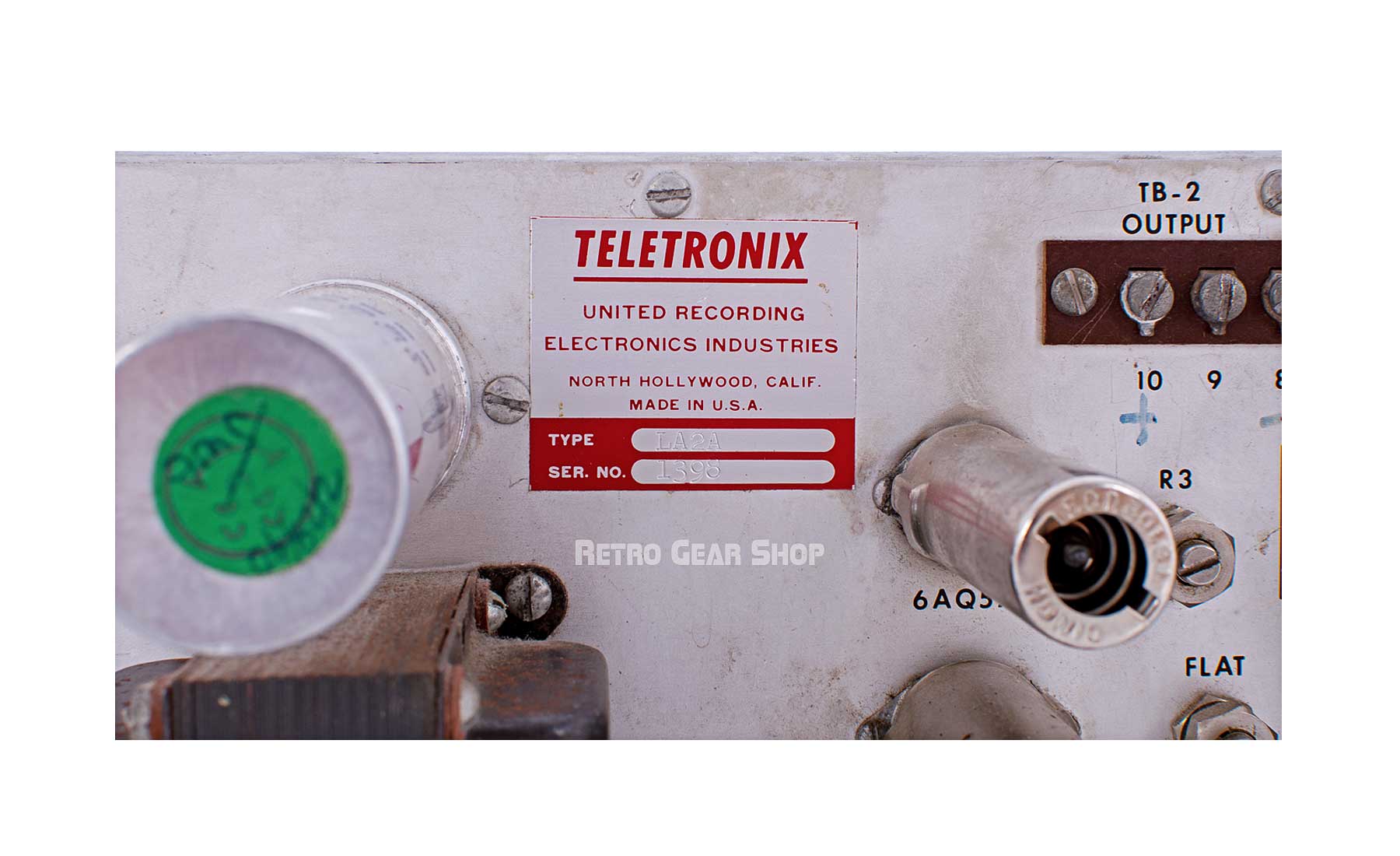 Teletronix LA-2A Leveling Amplifier Vintage Serial Number