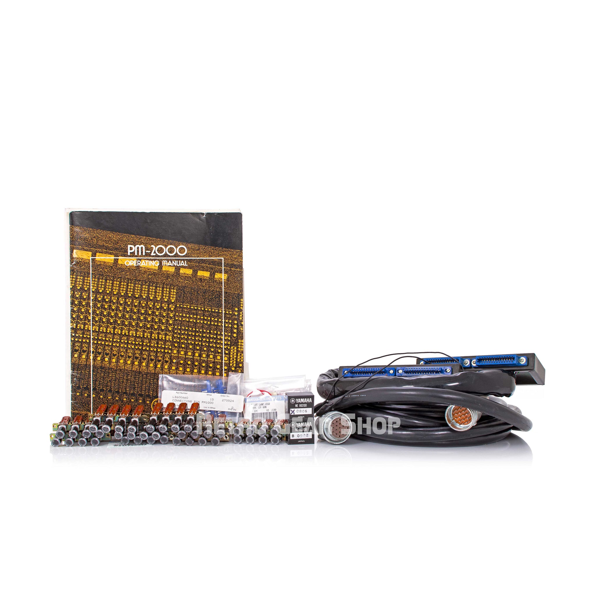 Pm2000 Rear Panel Yamaha PM-2000 24x8 Recording Mixing Console Vintage Rare PM2000– Retro ...