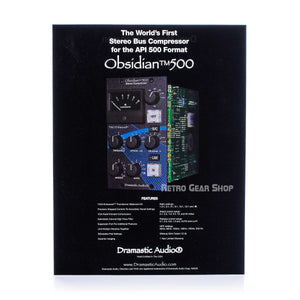 Dramastic Audio Obsidian 500 Brochure