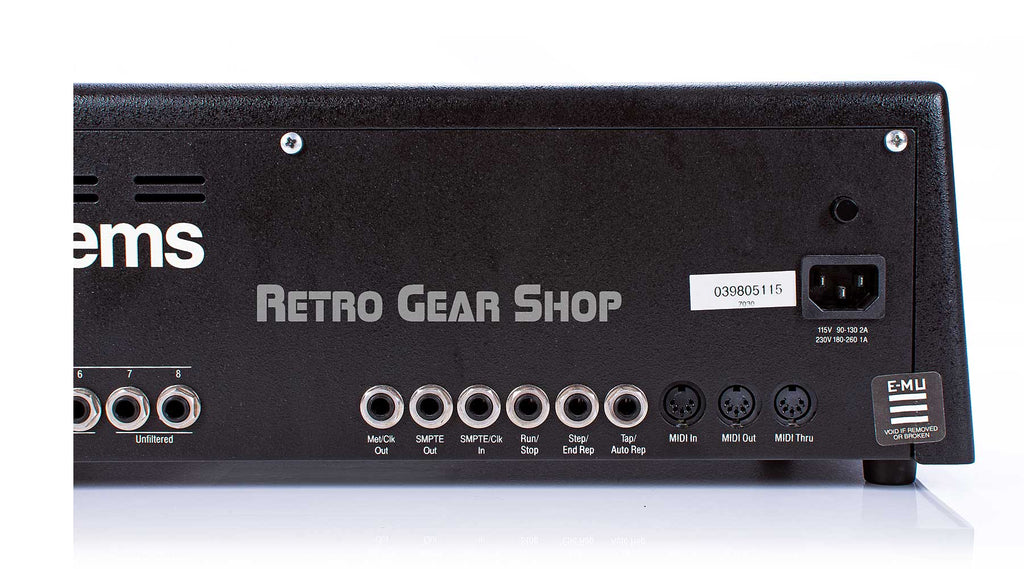 E-Mu SP-1200 Final Edition Rear Outputs Right