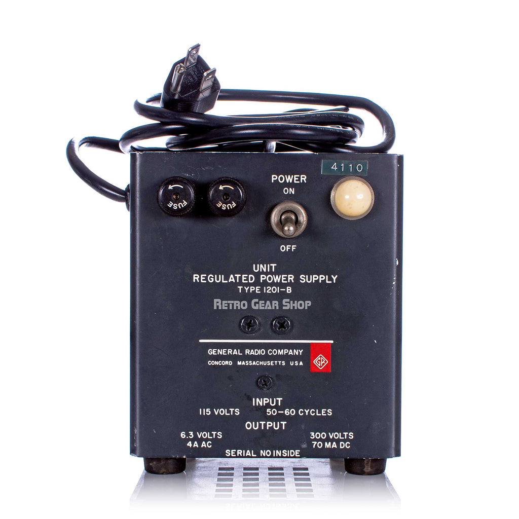 General Radio Company 1201B PSU Front