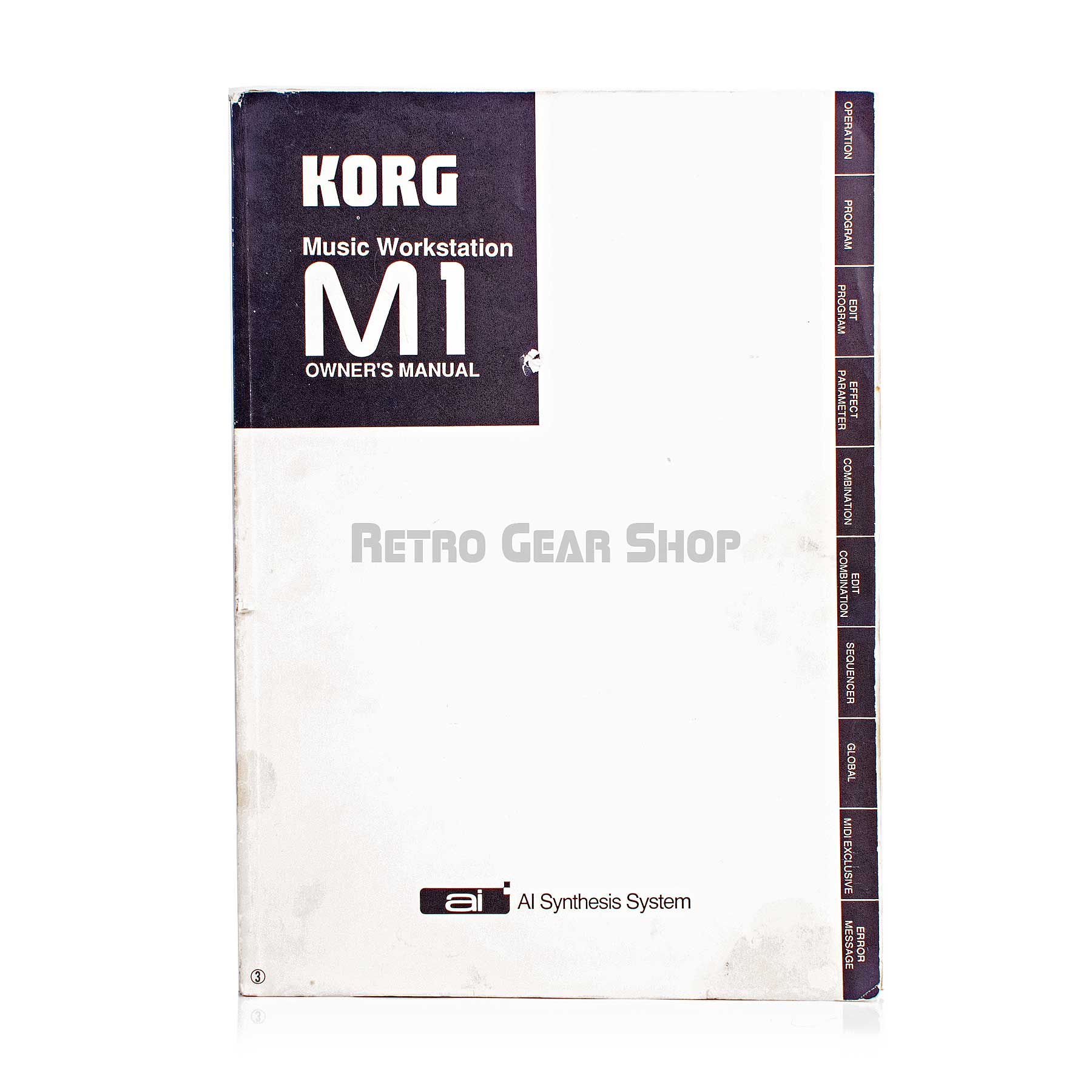 Korg M1 Music Workstation Original Owner's Manual