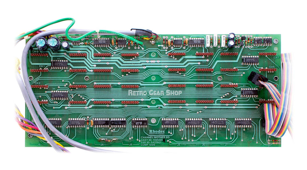 Arp Rhodes Chroma Keyboard Rare Analog Synth Channel Motherboard Top