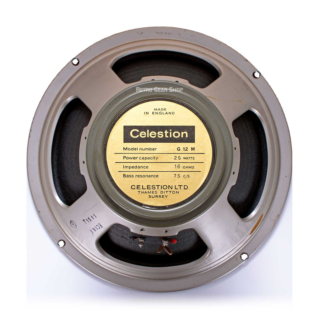 Celestion 12 Inch Speaker Rear