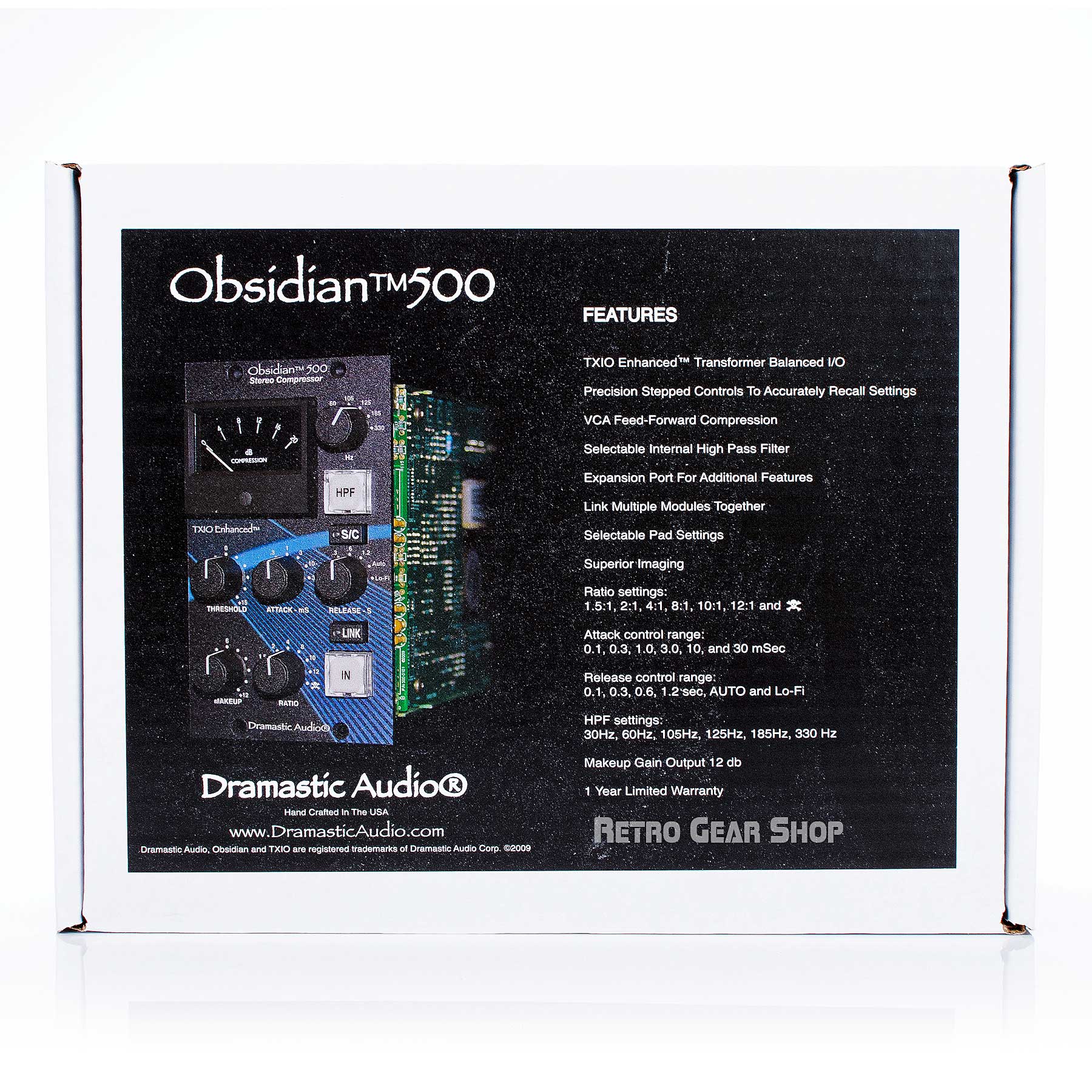 Dramastic Audio Obsidian 500 Box