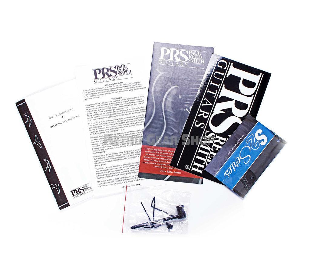 PRS S2 Vela Reclaimed Wood Limited Edition Extras Paperwork