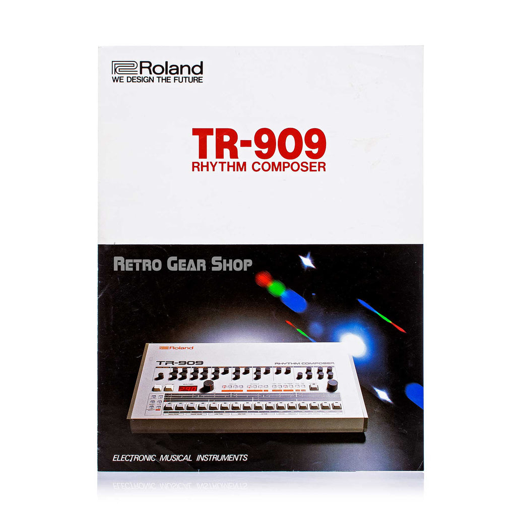 Roland TR-909 Brochure Advertisement Front