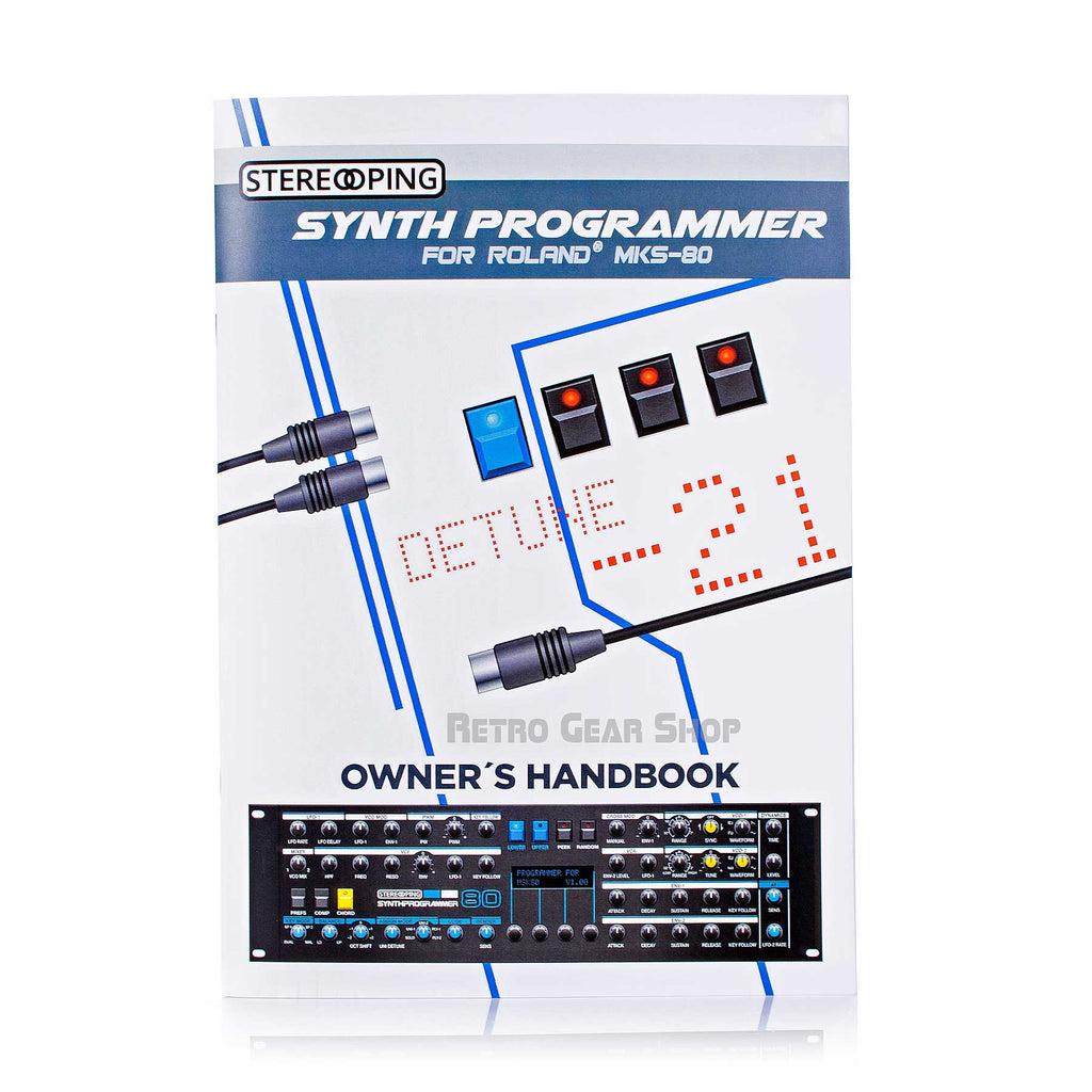 Stereoping Programmer Roland MKS-80 Manual