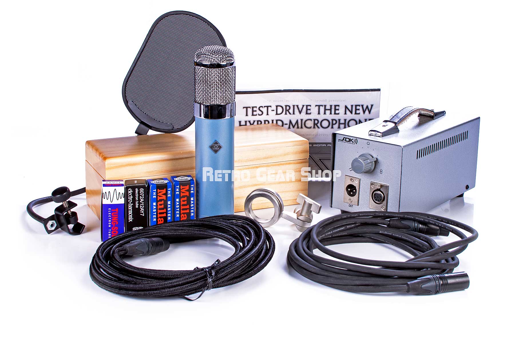 ADK Custom Shop Microphones Z-Mod Z-67 tube mic Used Mint + Extras