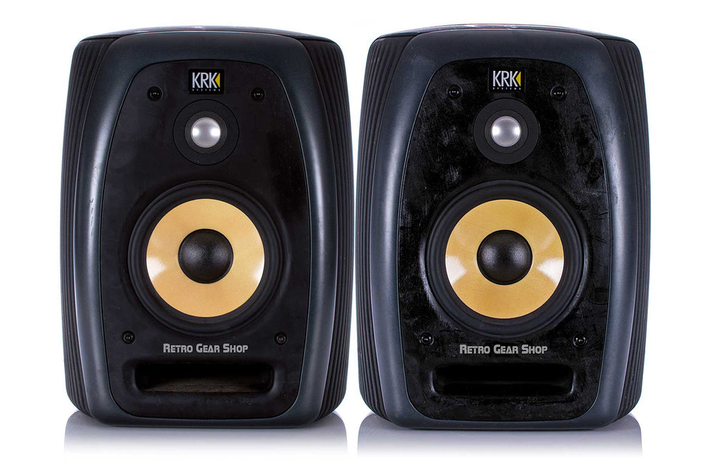 KRK Expose E8B Pair Monitor Rare Vintage Speakers Monitors 3-Way Active