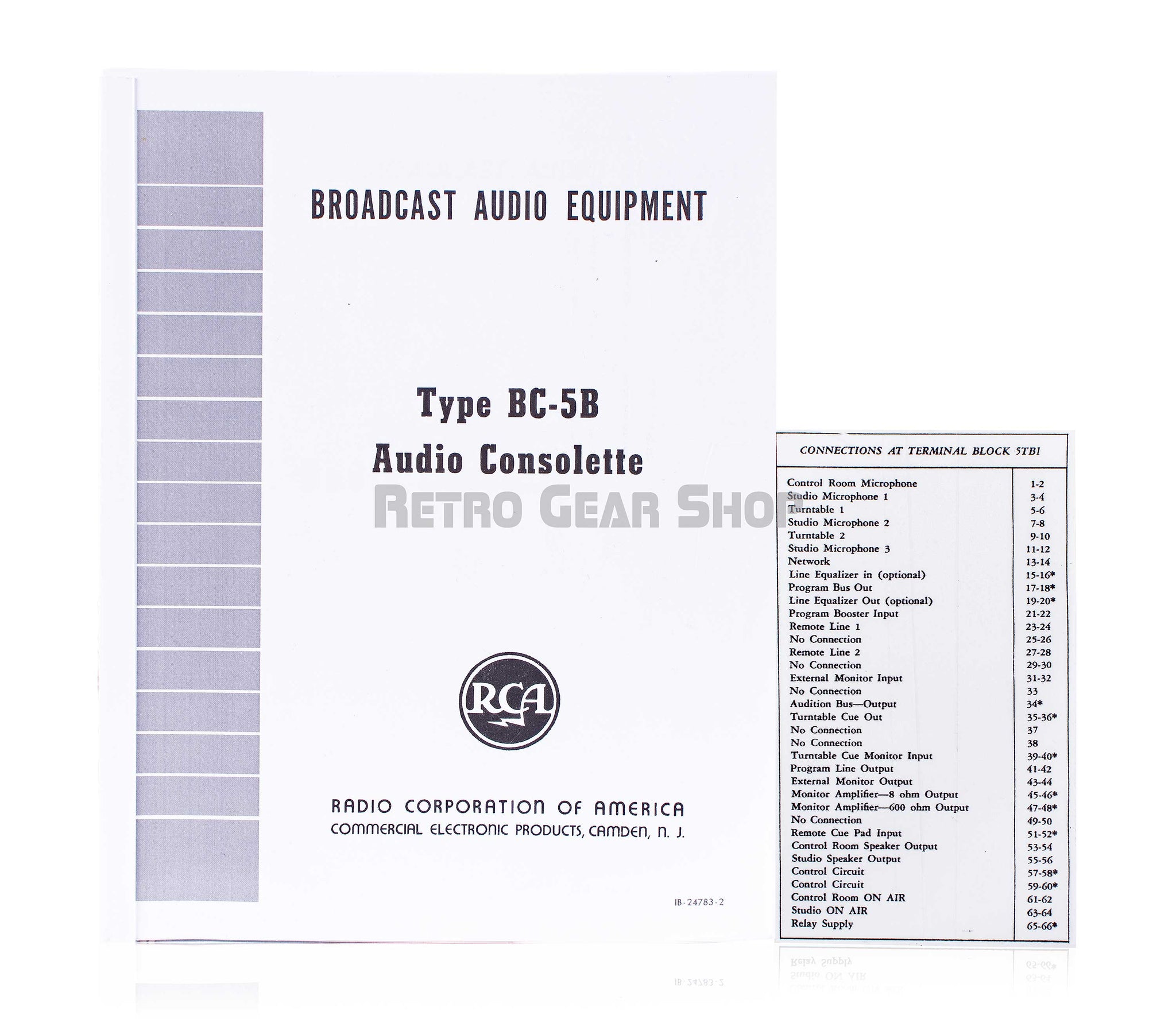 RCA BC-5B Manual