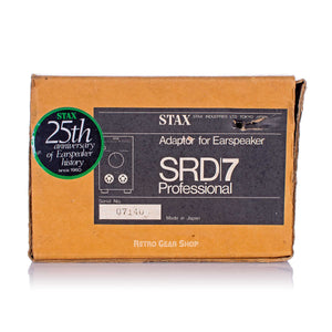 Stax SRD-7 Professional Adaptor for Earspeaker Driver Rare Vintage Original Box