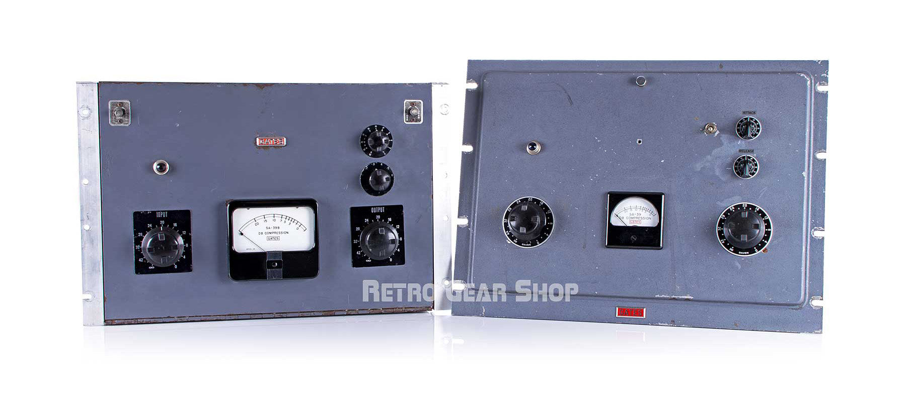 Gates 39 39B Analog Tube Limiting Amplifier Compressor Pair Vintage Rare