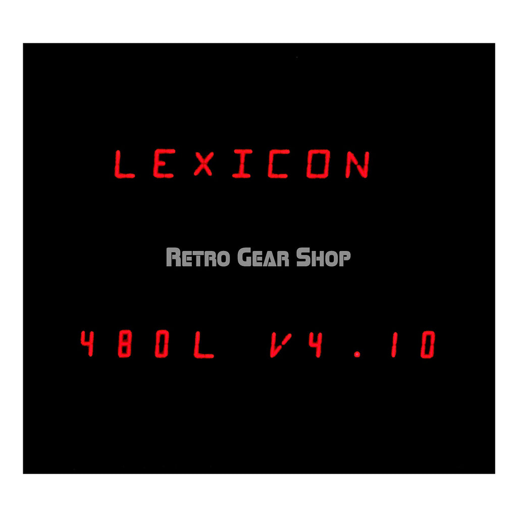 Lexicon 480L V4.10 + Sampling Card LED Screen