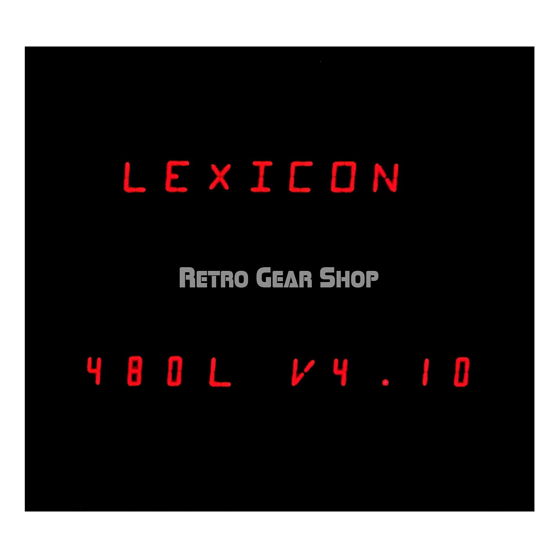 Lexicon 480L V4.10 + Sampling Card LED Screen