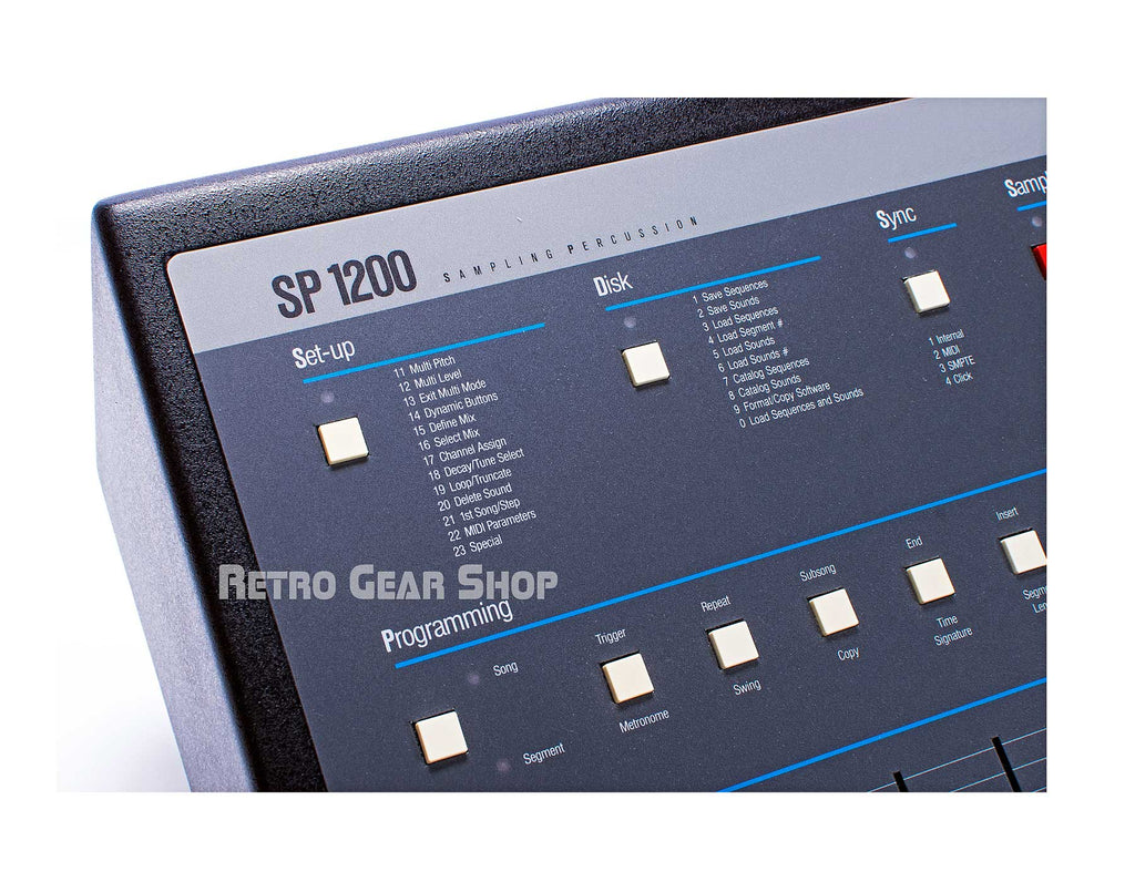 E-Mu SP-1200 Final Edition Menu Settings