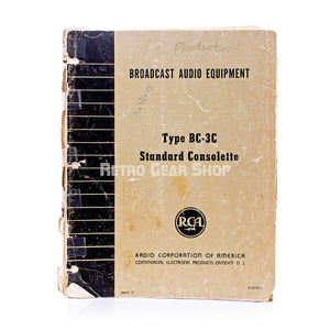 RCA BC-3C Manual
