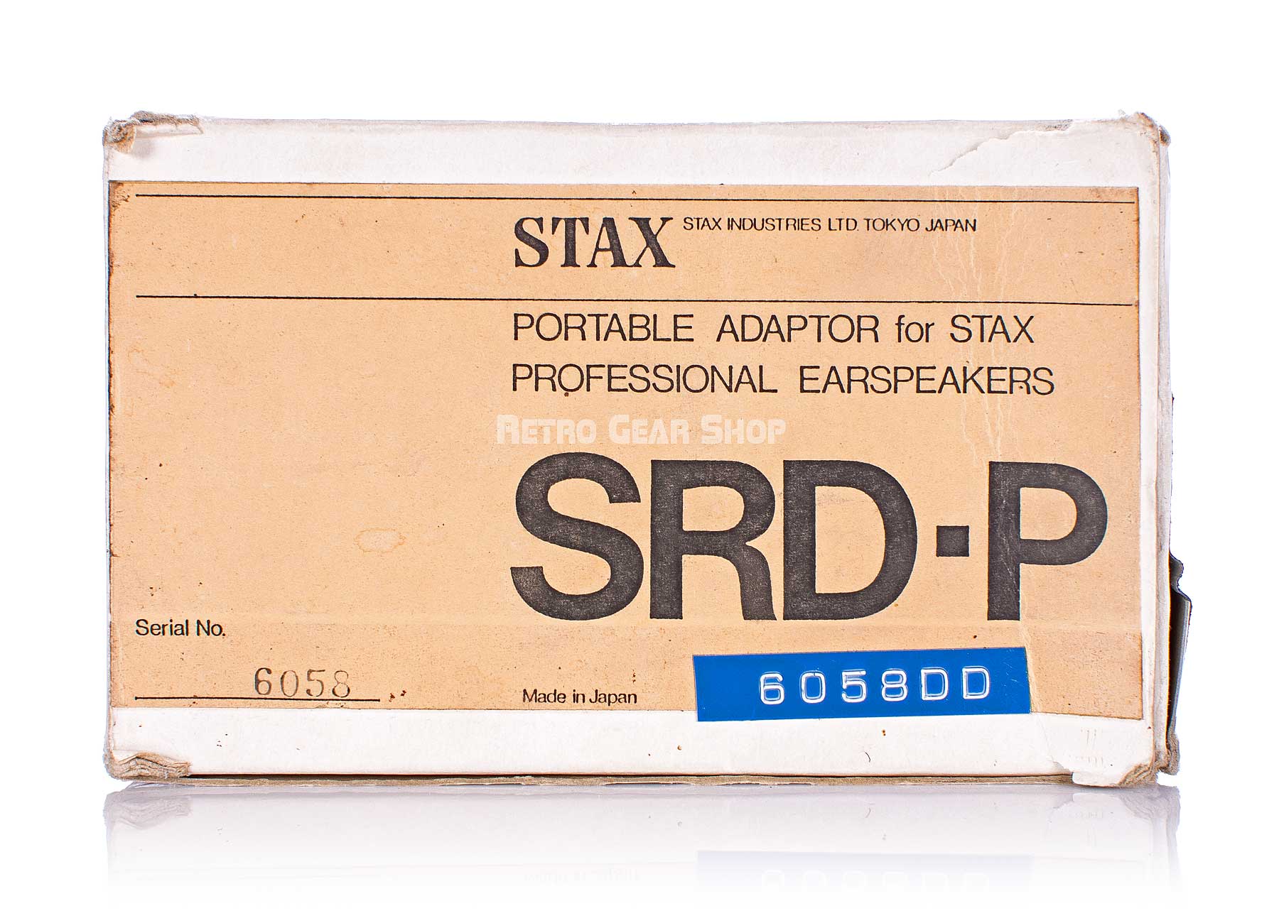 Stax SRD-P Portable Adaptor for Stax Professional Earspeakers Original Box