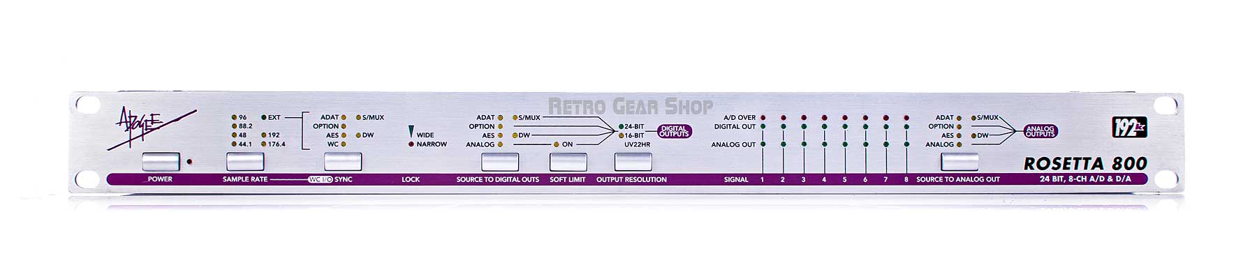 Apogee Rosetta 800 192kHz 8-Channel AD/DA Converter + X-HD Card