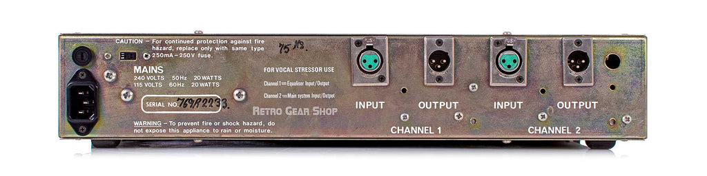 ADR F769X-R Vocal Stresser Rear