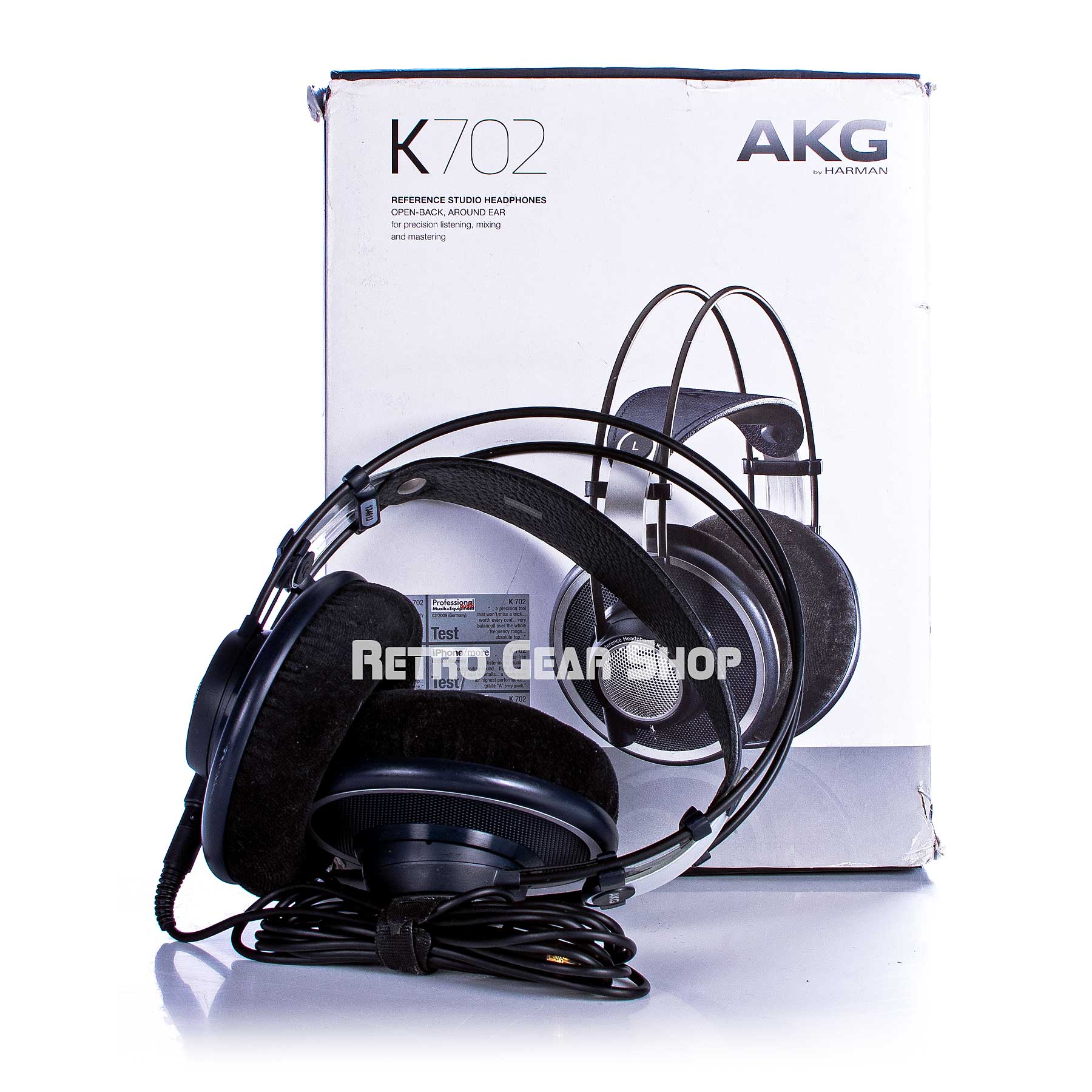 AKG K702 Open-Back Studio Reference Headphones – Retro Gear Shop