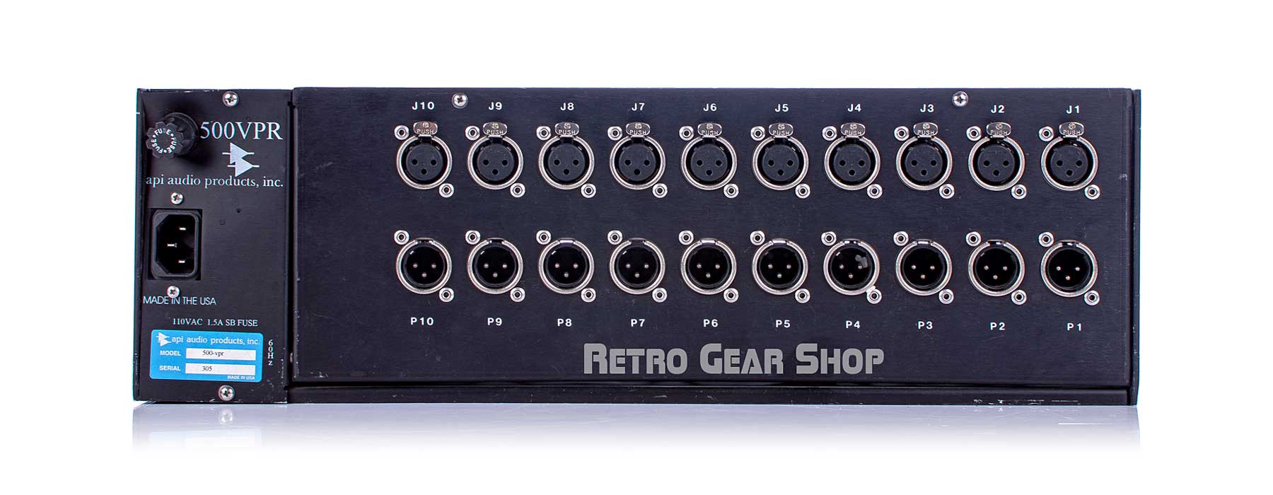 API 500VPR 10-Slot 500 Series Rack – Retro Gear Shop