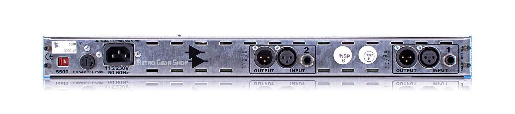 API Audio 5500 Dual 4-band Stereo EQ Analog Equalizer – Retro Gear Shop