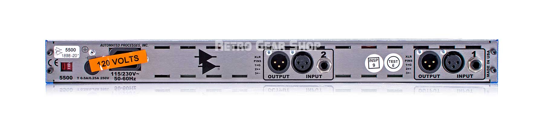 API 5500 Stereo/Dual Mono 550 EQs with Range Switch – Retro Gear Shop